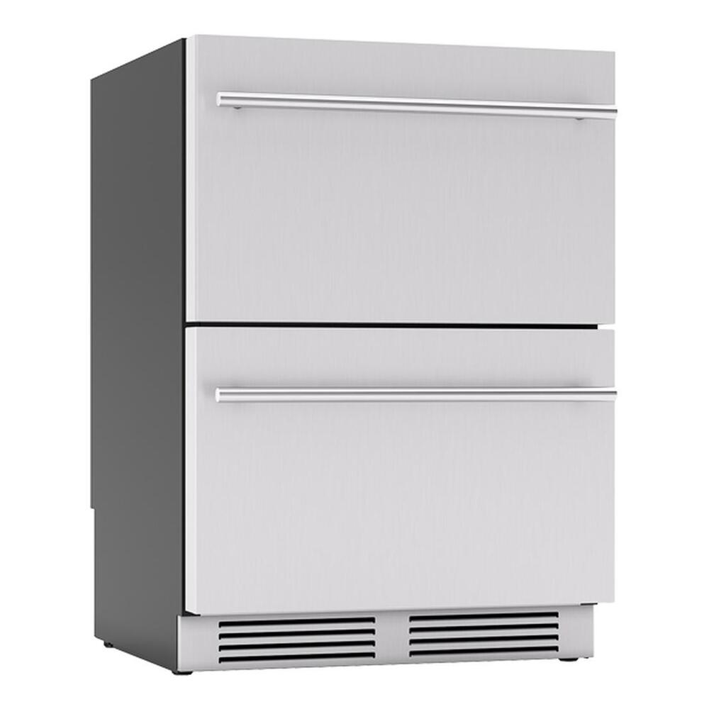 Zephyr PRRD24C1AS 24" Presrv™ UnderCounter Compact / Built-in Single Zone Refrigerator Drawers with 5.4 cu. ft. Capacity, PreciseTemp™, Active Cooling Technology, Quick Chill, in Stainless Steel