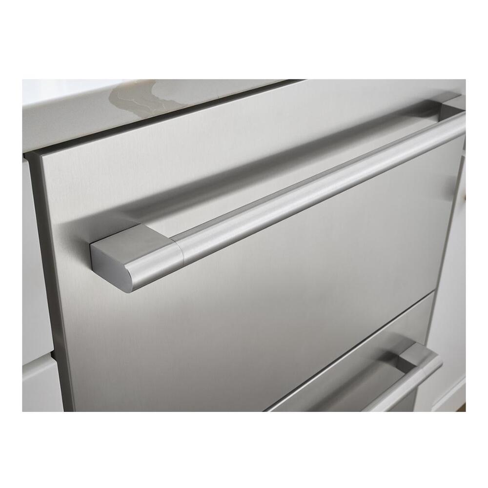 Zephyr PRRD24C2ASOD 24" Presrv™ UnderCounter Compact / Built-in Outdoor Dual Zone Refrigerator Drawers with 5.1 cu. ft. Capacity, PreciseTemp™, Active Cooling Technology, 3-Color Electronic Touch Controls, in Stainless Steel