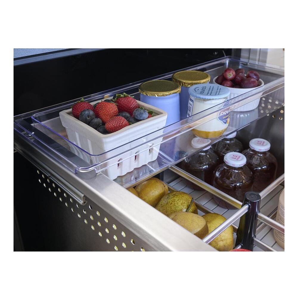 Zephyr PRRD24C2ASOD 24" Presrv™ UnderCounter Compact / Built-in Outdoor Dual Zone Refrigerator Drawers with 5.1 cu. ft. Capacity, PreciseTemp™, Active Cooling Technology, 3-Color Electronic Touch Controls, in Stainless Steel