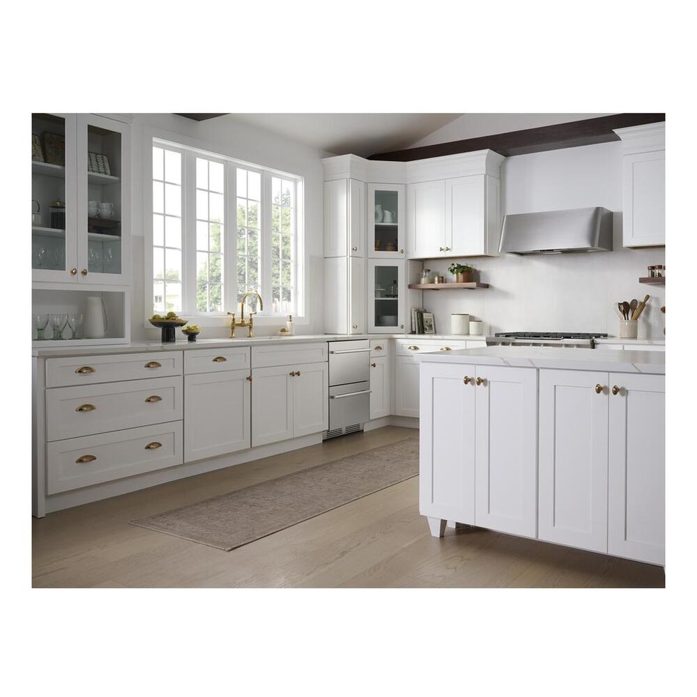 Zephyr PRRD24C2AS 24" Presrv™ UnderCounter Compact / Built-in Dual Zone Refrigerator Drawers with 5.1 cu. ft. Capacity, PreciseTemp™, Active Cooling Technology, 3-Color Electronic Touch Controls, in Stainless Steel