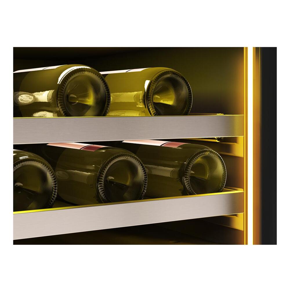 Zephyr PRW24C01CG 24" Presrv™ UnderCounter Compact / Built-in / Freestanding Single Zone Wine Cooler with 5.6 cu. ft. Capacity, PreciseTemp™, Active Cooling Technology, 3-Color Electronic Touch Controls, in Stainless Steel