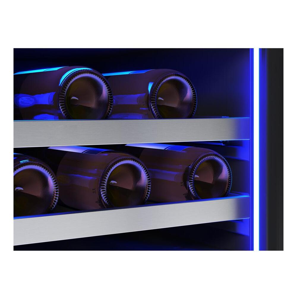 Zephyr PRW24C01CG 24" Presrv™ UnderCounter Compact / Built-in / Freestanding Single Zone Wine Cooler with 5.6 cu. ft. Capacity, PreciseTemp™, Active Cooling Technology, 3-Color Electronic Touch Controls, in Stainless Steel