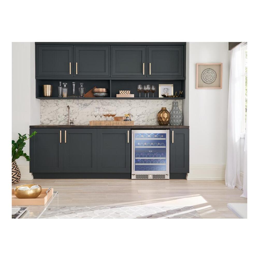 Zephyr PRW24C02AGADA 24" Presrv™ UnderCounter Compact / Built-in / Freestanding Single Zone Wine Cooler with 4.75 cu. ft. Capacity, PreciseTemp™, Active Cooling Technology, 3-Color Electronic Touch Controls, in Stainless Steel