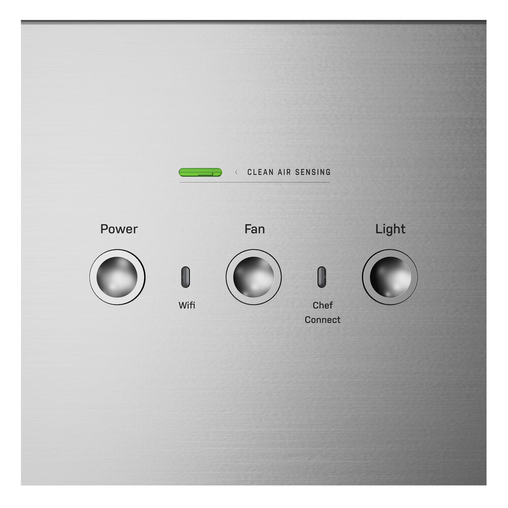 GE Profile PVW1036SWSS 36 Inch Wall Mount Range Hood with 450 CFM, Hidden Control, LED Lighting, Built-In Wi-Fi, Backlit Push Button Control in Stainless Steel