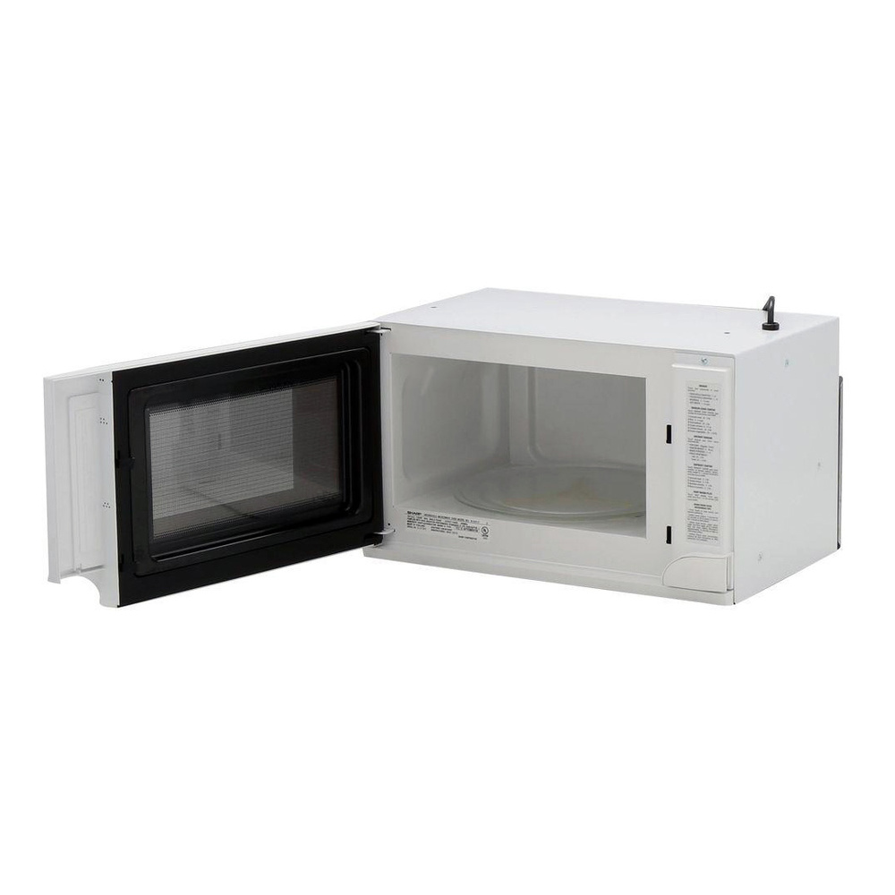 Sharp R121TY 24 inch Over the Counter Microwave with 1.5 cu. ft. Capacity, 1100-Watt, Turntable, 11 Sensor Cook Options, and 11 Cooking Power Levels