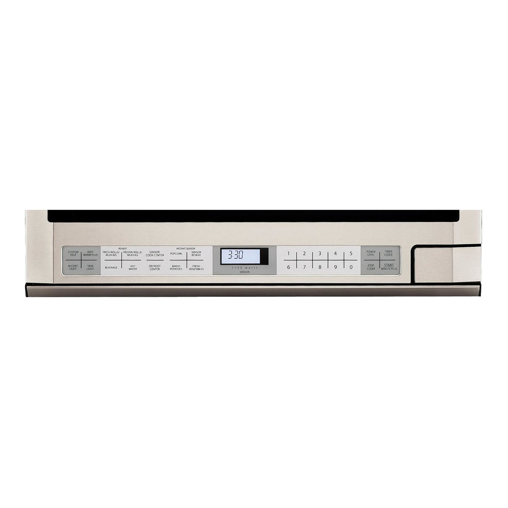 Sharp R121TY 24 inch Over the Counter Microwave with 1.5 cu. ft. Capacity, 1100-Watt, Turntable, 11 Sensor Cook Options, and 11 Cooking Power Levels