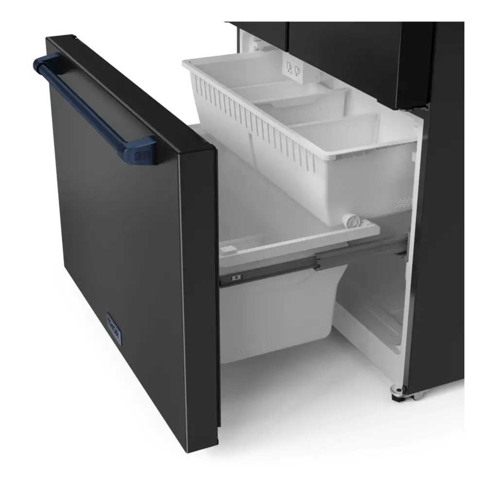 Thor Kitchen-RF3621CTD00-freezer open view