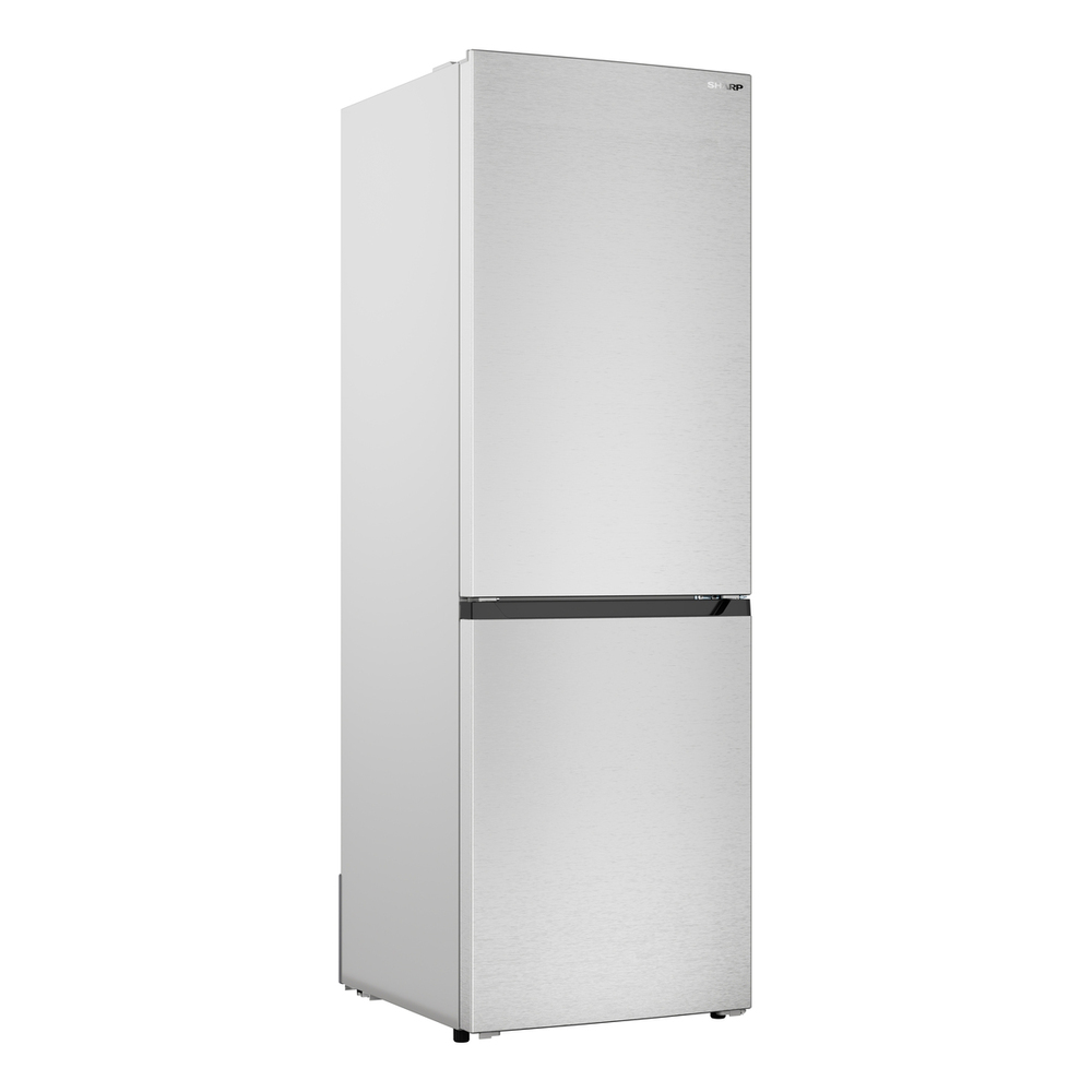 Sharp SJG2351FS 36 inch 4-Door French Door Refrigerator with 22.5 cu. ft. Capacity, Fingerprint Resistant, Energy Star, Automatic Ice Maker and Humidity-Controlled Crisper Bins in Stainless Steel