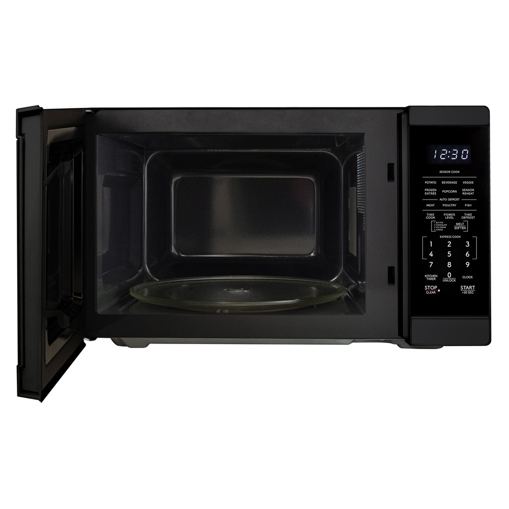 Sharp SMC1461K 21 inch Countertop Microwave with 1.4 cu. ft. Capacity, 1100 Watts Cooking Power, Sensor Cooking and Carousel Turntable