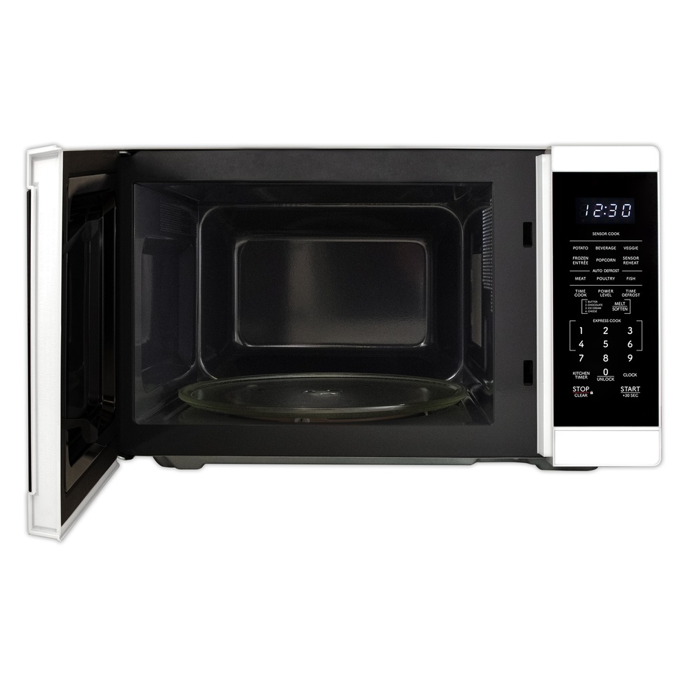 Sharp SMC1461K 21 inch Countertop Microwave with 1.4 cu. ft. Capacity, 1100 Watts Cooking Power, Sensor Cooking and Carousel Turntable