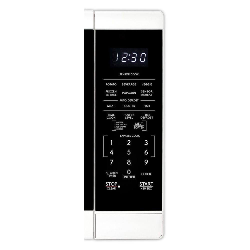 Sharp SMC1461K 21 inch Countertop Microwave with 1.4 cu. ft. Capacity, 1100 Watts Cooking Power, Sensor Cooking and Carousel Turntable