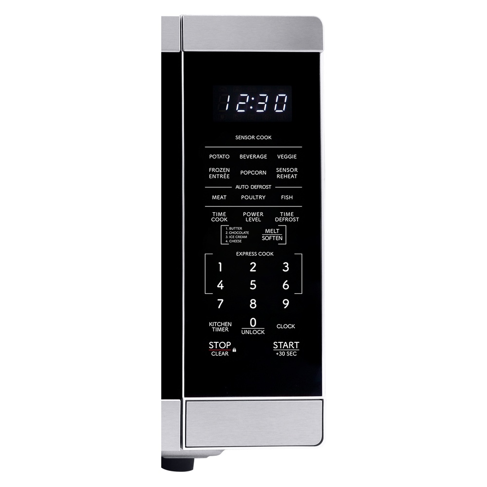 Sharp SMC1464KS 21 inch Countertop Microwave with 1.4 cu. ft. Capacity, Orville Redenbacher’s Certified, 1100 Watts Cooking Power, LED Interior Lighting and Carousel Turntable in Stainless Steel