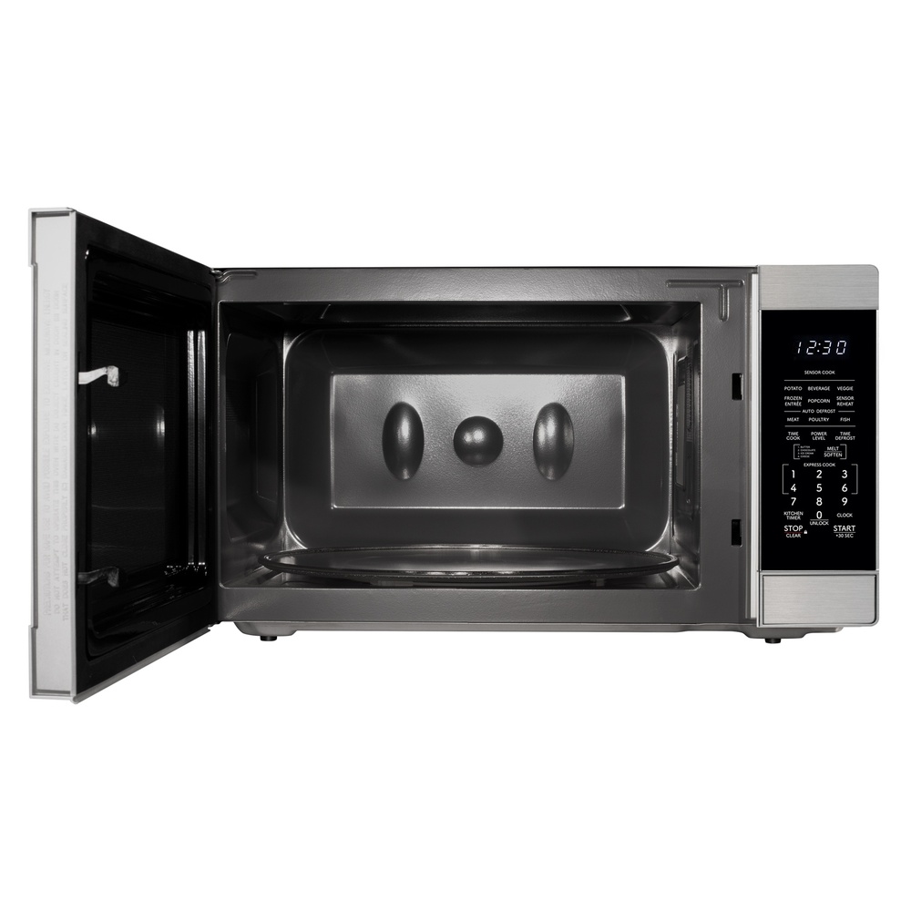 Sharp SMC2266KS 25 inch Countertop Microwave with 2.2 cu. ft. Capacity, 1200 Watts Cooking Power, Inverter Technology, Sensor Cook and Carousel Turntable in Stainless Steel