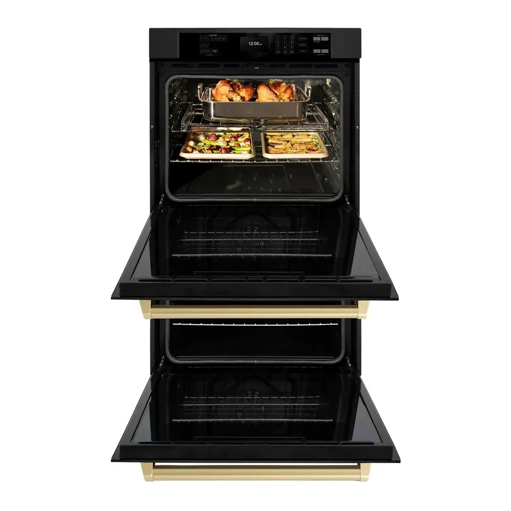 ZLINE WAD 30 inch Autograph Edition Professional Double Wall Oven with 10 cu. ft. Total Capacity, Self-Cleaning Technology, Air Fry, True Convection