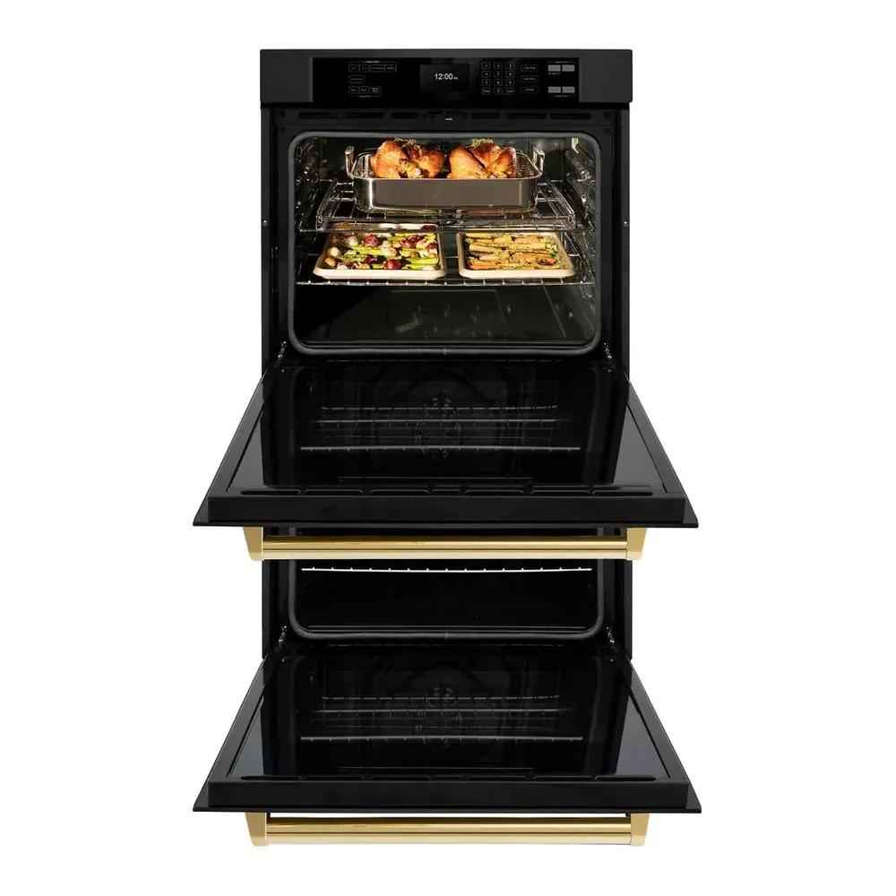 ZLINE WAD 30 inch Autograph Edition Professional Double Wall Oven with 10 cu. ft. Total Capacity, Self-Cleaning Technology, Air Fry, True Convection