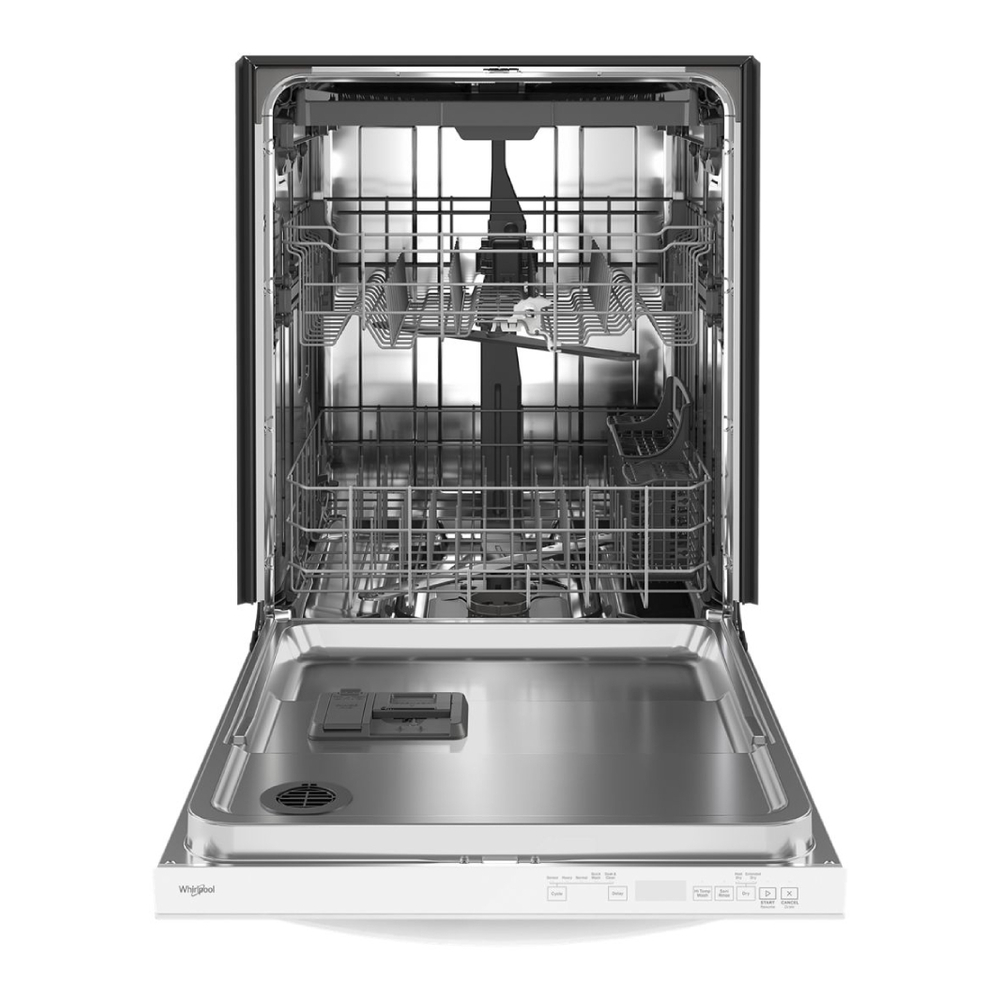 Whirlpool WDT750SAK 24" Built-In Dishwasher with 3rd Rack, Adjustable 2nd rack, Leak Detection System, Cycle Status Indicator