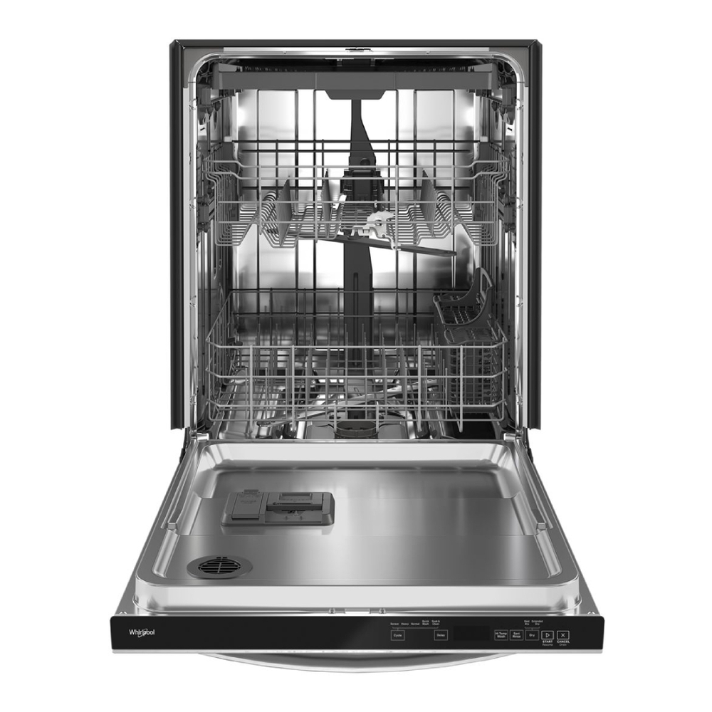 Whirlpool WDT750SAK 24" Built-In Dishwasher with 3rd Rack, Adjustable 2nd rack, Leak Detection System, Cycle Status Indicator