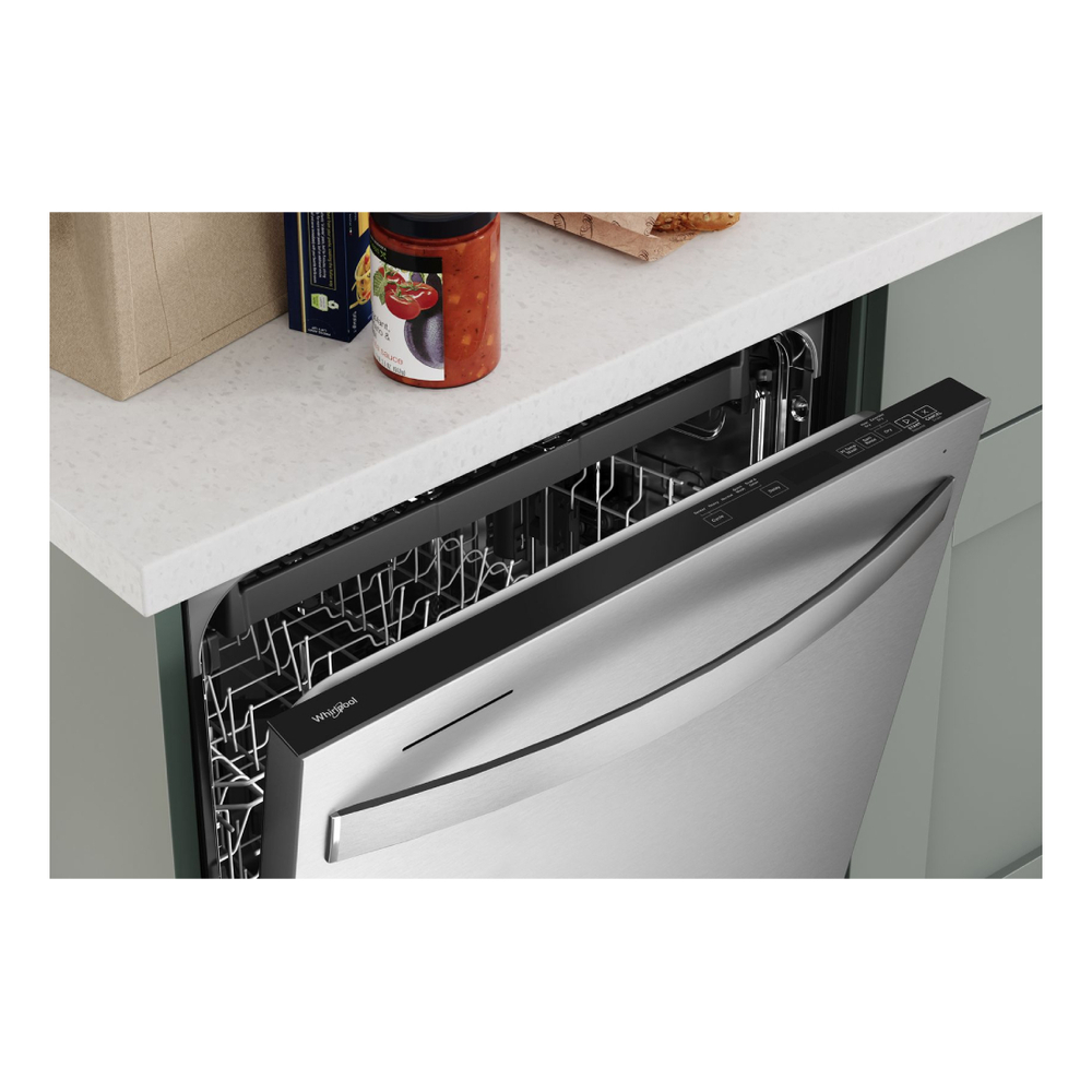 Whirlpool WDT750SAK 24" Built-In Dishwasher with 3rd Rack, Adjustable 2nd rack, Leak Detection System, Cycle Status Indicator