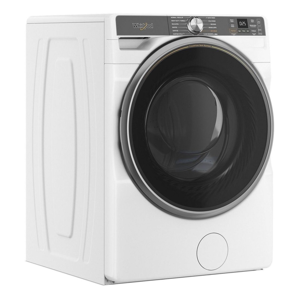 Whirlpool WFW6720R 27 inch Front Load Washer with 5.0 cu. ft. Capacity, Voice Control, Quick Wash & Dry, AI Intelligent Wash