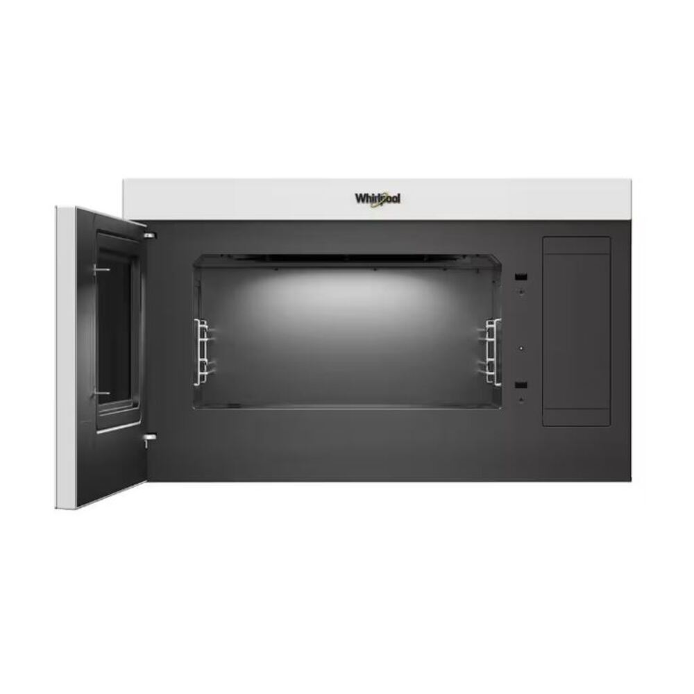 Whirlpool WMMF7330R 30 inch Over-the-Range Microwave with 400 CFM, 1.1 cu. ft. Capacity, 900 Cooking Watts, Tap-to-Open Door, Roast Mode, Air Fry Mode