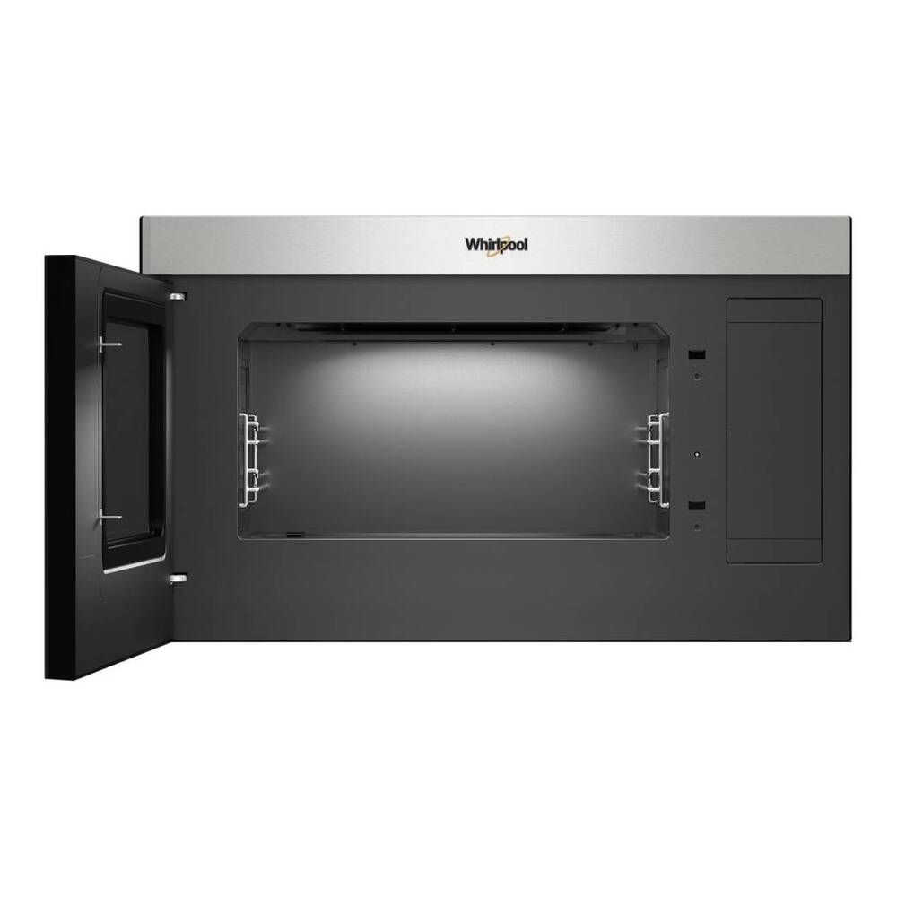 Whirlpool WMMF7330R 30" Over-the-Range Microwave with with 400 CFM, 1.1 cu. ft. Capacity, 900 Cooking Watts, Tap-to-Open Door, Roast Mode, Air Fry Mode