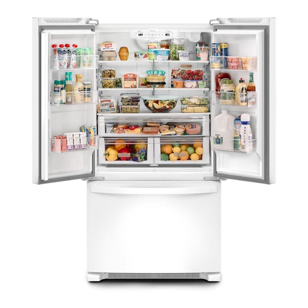 Whirlpool WRFC2036R 36 inch Freestanding French Door Bottom Mount Refrigerator 20 cu. ft. Capacity, Counter Depth, Energy Star