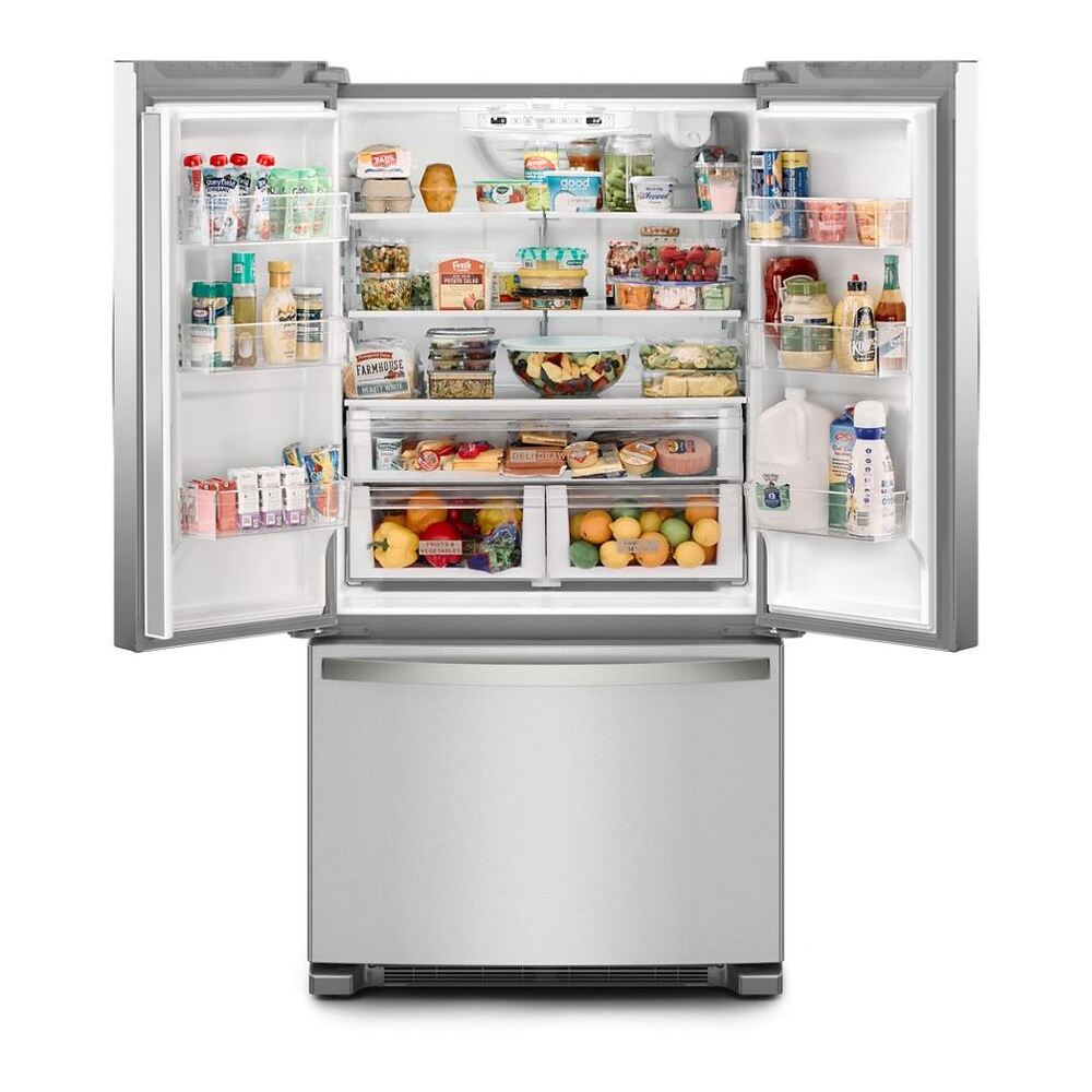 Whirlpool WRFC2036R 36 inch Freestanding French Door Bottom Mount Refrigerator 20 cu. ft. Capacity, Counter Depth, Energy Star