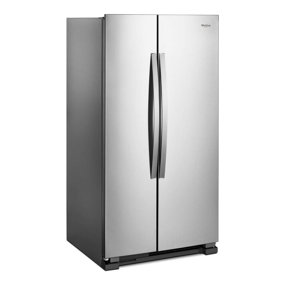 Whirlpool WRS315SNH 36 inch Freestanding Side-by-Side Door Refrigerator with 25 cu. ft. Capacity, Adjustable Gallon Door Bins, Frameless Glass Shelves, Adaptive Defrost