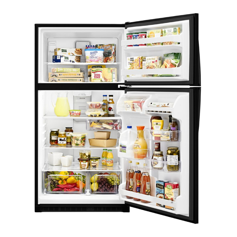 Whirlpool WRT311FZD 33" Top-Freezer Refrigerator with 20 Cu. Ft. Capacity, LED Interior Lighting