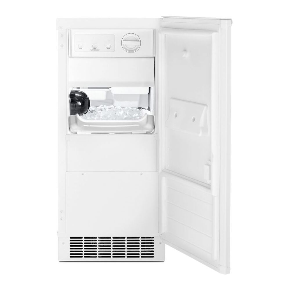 Whirlpool WUI75X15H 15 inch Built-In Ice Maker with 25 lbs. Storage Capacity, Clear Ice, Ice Scoop