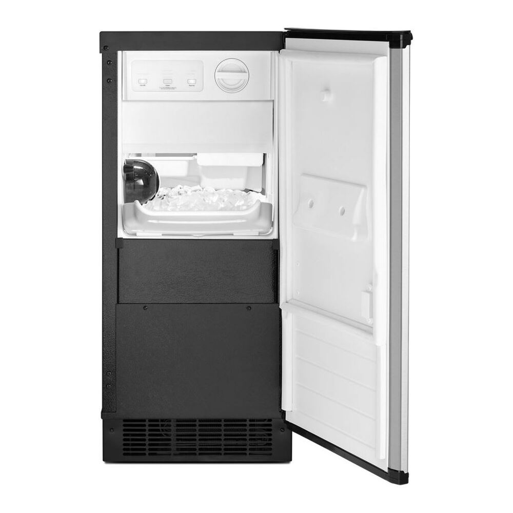 Whirlpool WUI75X15H 15 inch Built-In Ice Maker with 25 lbs. Storage Capacity, Clear Ice, Ice Scoop