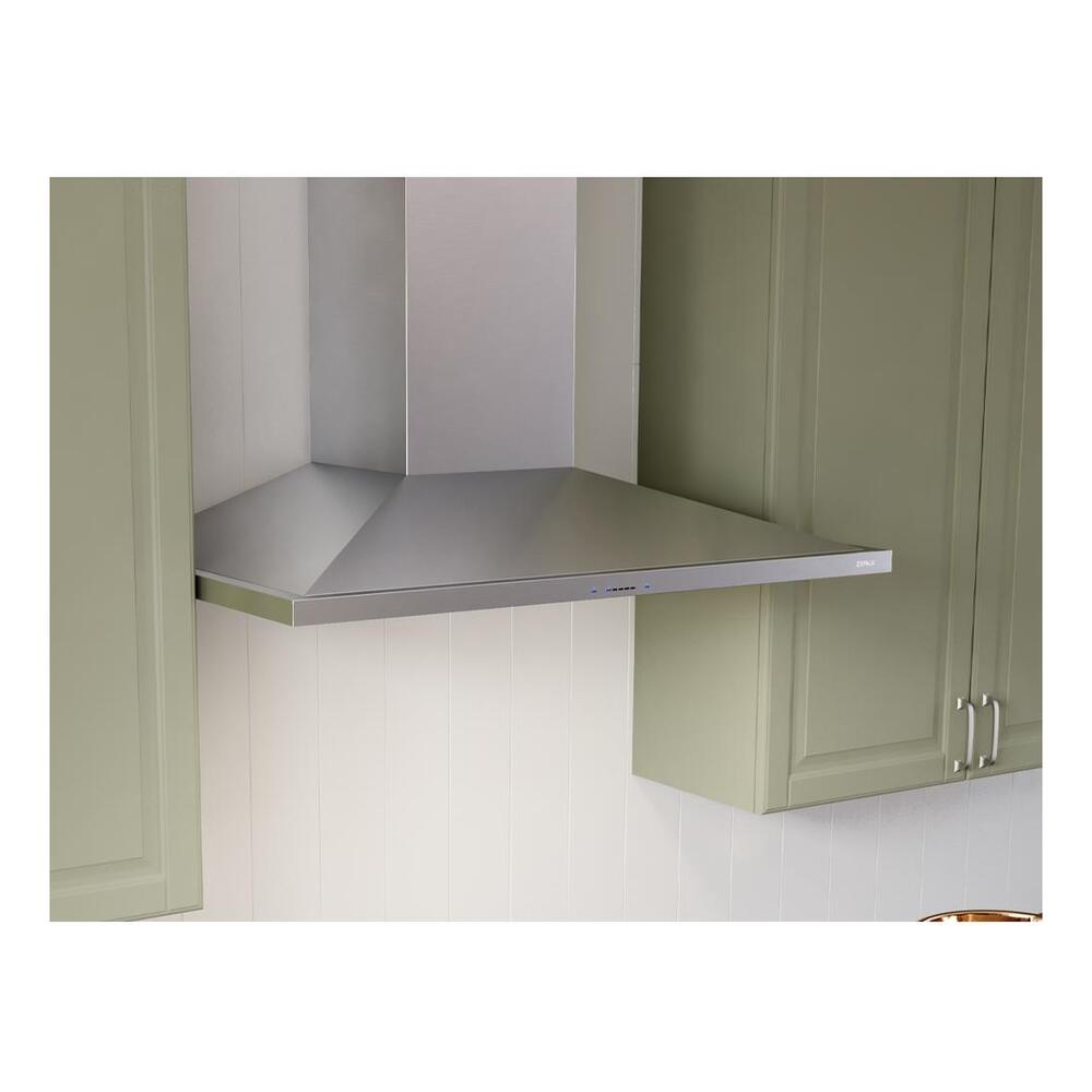 Zephyr ZANE30DS 30 inch Core Series Anzio Wall Mount Hood with 600 CFM, LumiLight LED Lighting, Airflow Control Technology™ (ACT™), Low-Profile Body, in Stainless Steel