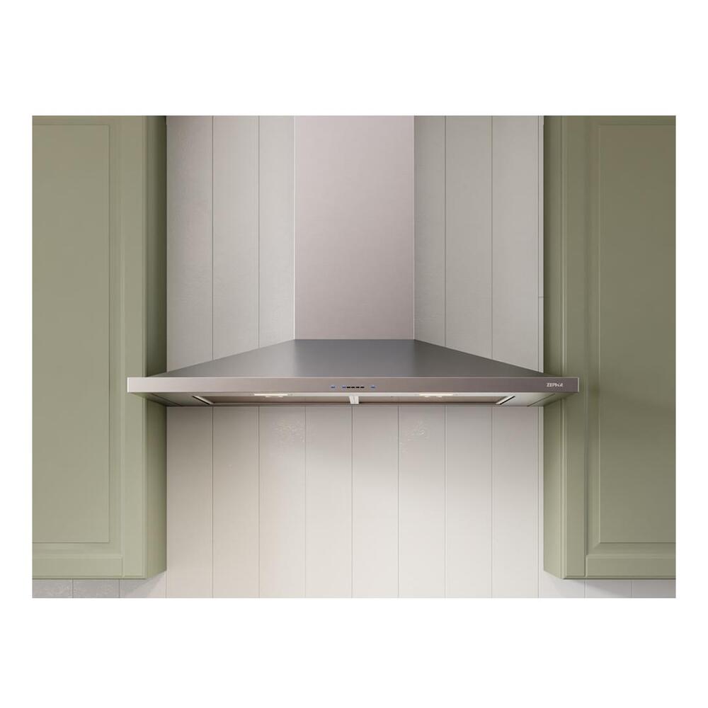 Zephyr ZANE30DS 30 inch Core Series Anzio Wall Mount Hood with 600 CFM, LumiLight LED Lighting, Airflow Control Technology™ (ACT™), Low-Profile Body, in Stainless Steel