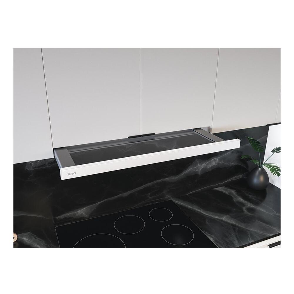 Zephyr ZPIE30B290 30 inch Pisa Series Under-Cabinet Range Hood with 400 CFM, LumiLight LED Lighting, Mechanical Slide Controls, Aluminum Mesh Filter