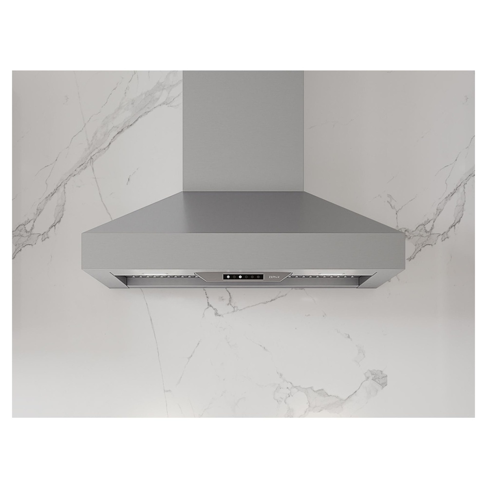 Zephyr ZPOE36AS 36 inch Podesta Series Wall Mount Range Hood with 600 CFM, LED Lighting, Airflow Control Technology™ (ACT™), and Electronic Touch Controls, in Stainless Steel