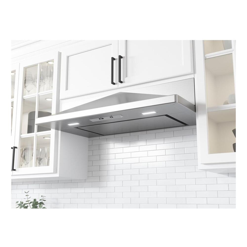 Zephyr ZPYE36BS 36 inch Pyramid Series Under-Cabinet Range Hood with 400 CFM, LumiLight LED Lighting, Dual-Level Lighting, Aluminum Mesh Filters, in Stainless Steel