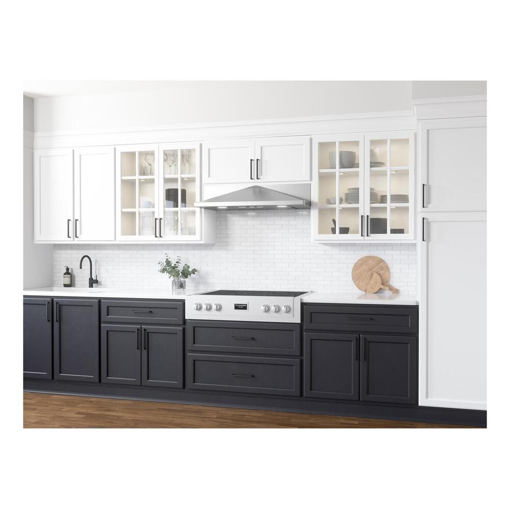 Zephyr ZPYE36BS 36 inch Pyramid Series Under-Cabinet Range Hood with 400 CFM, LumiLight LED Lighting, Dual-Level Lighting, Aluminum Mesh Filters, in Stainless Steel