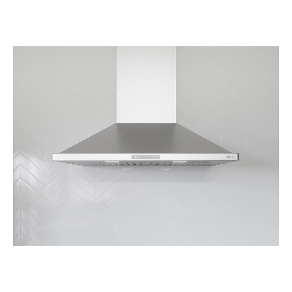 Zephyr ZVEE36DS 36 inch Venezia Series Wall Mount Range Hood with 700 CFM, LumiLight LED Lighting, Airflow Control Technology™ (ACT™), and Proximity Touch Controls, in Stainless Steel