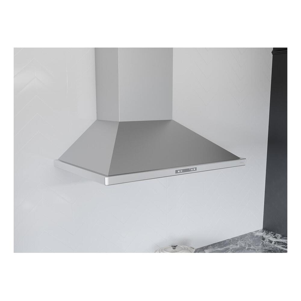 Zephyr ZVEE36DS 36 inch Venezia Series Wall Mount Range Hood with 700 CFM, LumiLight LED Lighting, Airflow Control Technology™ (ACT™), and Proximity Touch Controls, in Stainless Steel